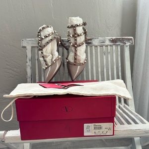 Valentino Garavani Rockstud ankle strap heel